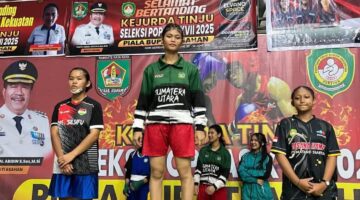 Letry cibro,Meraih Mendali Emas Seleksi POPNAS XVII 2025 Piala Bupati Asahan
