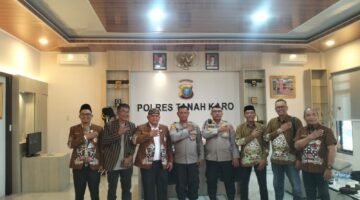 Kapolres Tanah Karo Sambut Silaturahmi DPD Pujakesuma Kabupaten Karo