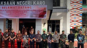 Karutan Kabanjahe Hadiri Kunjungi Kerja Kejati Sumut di Kejari Kabanjahe