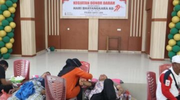 Edukasi Donor Darah di Hari Bhayangkara: Polres Gayo Lues Ajak Masyarakat Peduli Kesehatan