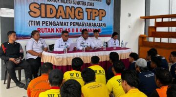 Ada 38 Warga Binaan Rutan Kabanjahe Jalani Sidang Tim Pengamat Pemasyarakatan