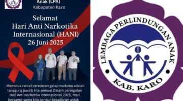 LPA KARO : Selamat Memperingati Hari HANI,Selamatkan Generasi Muda dari Peredaran Narkoba