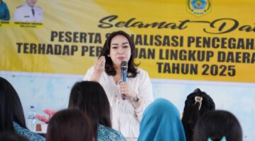 Ketua Tim Penggerak PKK Pakpak Bharat,Ny. juniatry, Sosialisasikan Upaya Pencegahan KDRT